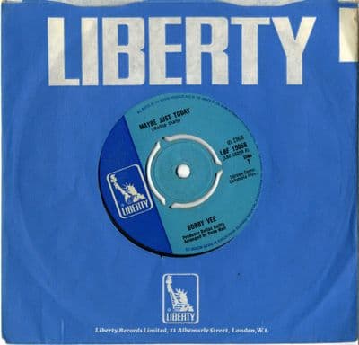 Bobby Vee - Maybe Just Today/You're A Big Girl Now (LBF 15058) Ex
