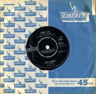 Bobby Vee - She's Sorry/Buddy's Song (10141)