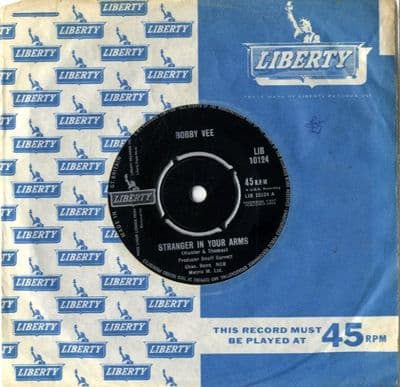 Bobby Vee - Stranger In Your Arms/Yesterday And You (10124) Ex
