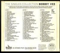 Bobby Vee - The Singles Collection - 3 x CD Set - 95 Tracks