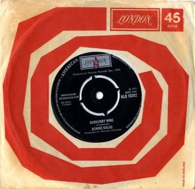 Bonnie Koloc - Burgundy Wine/We Are Ships (HLO 10392) M-