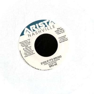 BR5-49 - Neven If It's Wrong/Crazy Arms - Arista Nashville - M-
