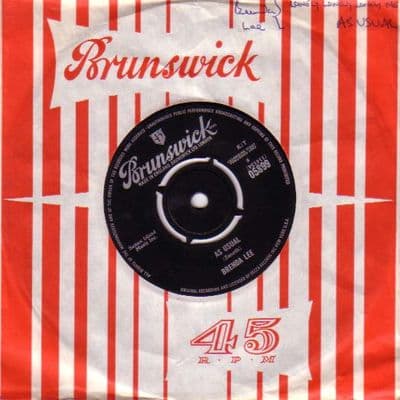 Brenda Lee - As Usual/Lonely Lonely Lonely Me (05899)