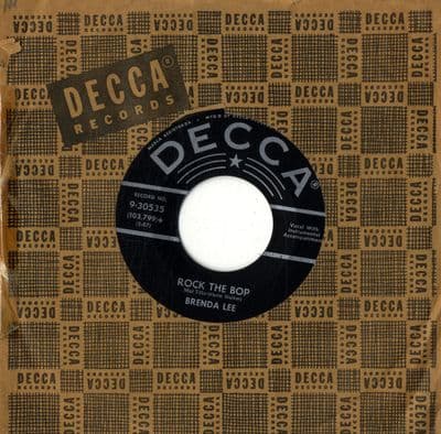 Brenda Lee - Rock The Bop/Rock-A-Bye Baby Blues (9-30535)