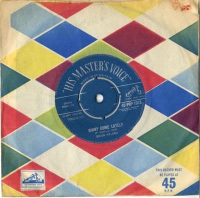 Brian Hyland - Ginny Come Lately/I Should Be Gettin' Better (Pop 1013) Ex