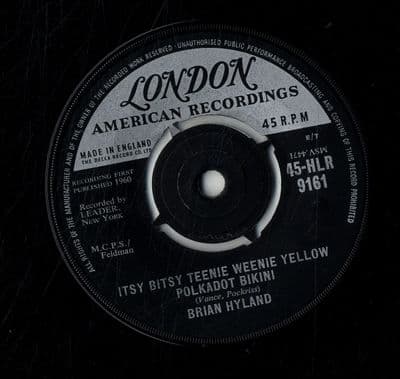 Brian Hyland - Itsy Bitsy Teenie Weenie Yellow Polkadot Bikini (HLR 9161)