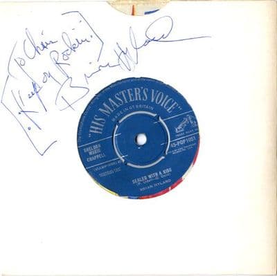 Brian Hyland - Sealed With A Kiss/Summer Job (Pop 1051) Autographed