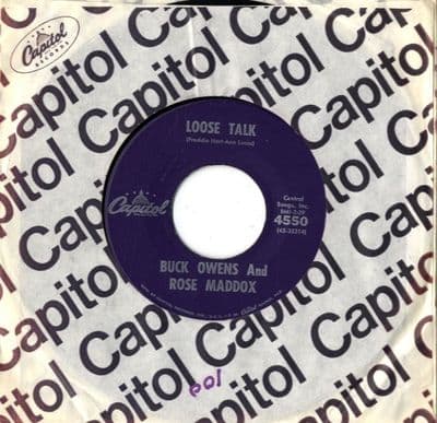 Buck Owens and Rose Maddox - Loose Talk/Mental Cruelty (4550)