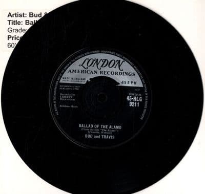 Bud and Travis - Ballad Of The Alamo/The Green Leaves Of Summer (HLG 9211)