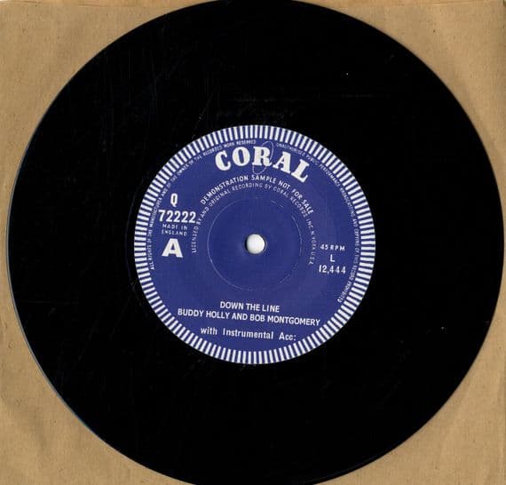Buddy Holly - Down The Line - Ivan - Real Wild Child (12.444) Rare Issue - M-