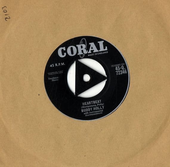 Buddy Holly - Heartbeat/Well .... Alright  (Q 72346)