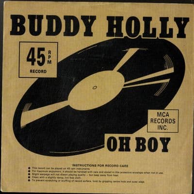 Buddy Holly - Oh Boy/Mailman Bring Me No More Blues (1368) Ex/M-