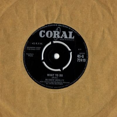 Buddy Holly - What To Do/That's What They Say (Q 72419)