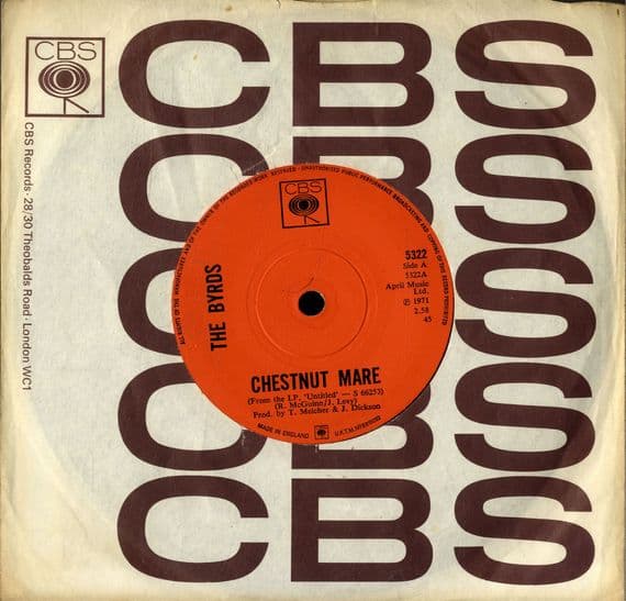 Byrds,The - Chestnut Mare/Just A Season (5322) M-