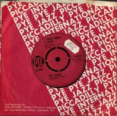 Chants,The - I Could Write A Book/A Thousand Stars (7N 15591) M-