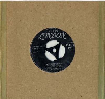 Charlie Gracie - Wanderin' Eyes/I Love You So Much It Hurts (HL-L 8467)