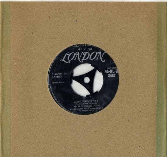 Charlie Gracie - Wanderin' Eyes/I Love You So Much It Hurts (HL-L 8467)
