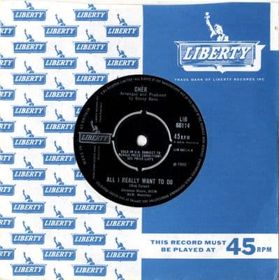 Cher - All I Really Want To Do/I'm Gonna Love You (66114) Ex