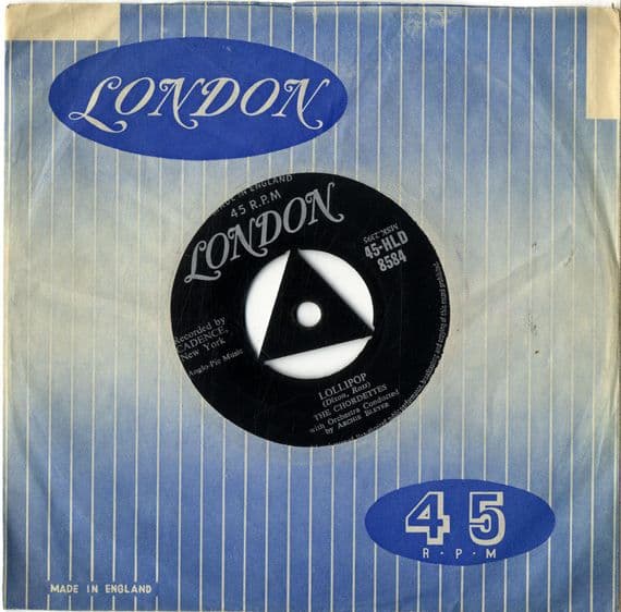 Chordettes,The - Lollipop/Baby, Come-A-Back-A (HLD 8584)