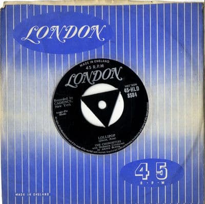 Chordettes,The - Lollipop/Baby,Come-A-Back-A (HLD 8584) M-