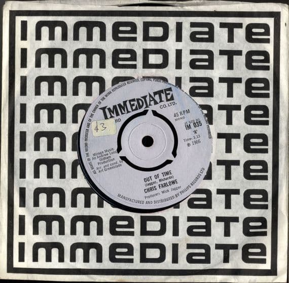Chris Farlowe - Out Of Time/Baby Make It Soon (IM 035) M-