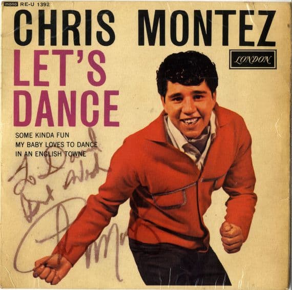 Chris Montez - Let's Dance (RE-U 1392) Autographed