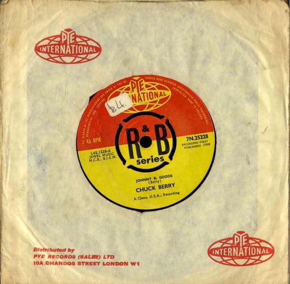 Chuck Berry - Johnny B. Goode/Run Rudolph Run (7N 25228)