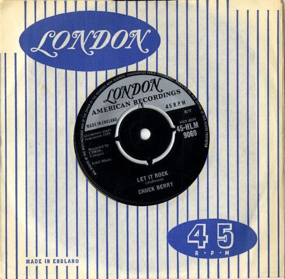 Chuck Berry - Let It Rock/Too Pooped To Pop (HLM 9069)