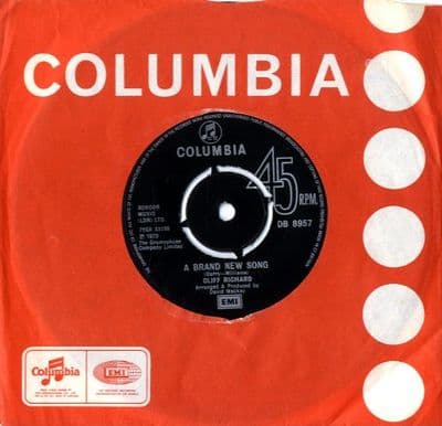 Cliff Richard - A Brand New Song/The Old Accordion (DB8957) M-
