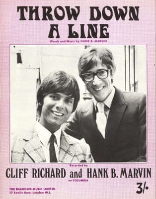 Cliff Richard and Hank B. Marvin - Throw Down A Line - Mint