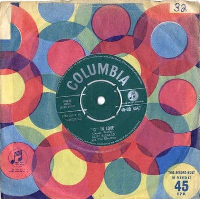Cliff Richard - D In Love/I Love You (DB 4547)