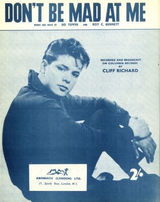 Cliff Richard - Don't Be Mad At Me - Mint