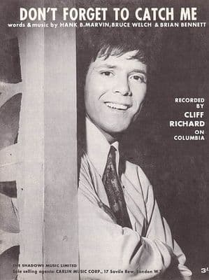 Cliff Richard - Don't Forget To Catch Me - Mint