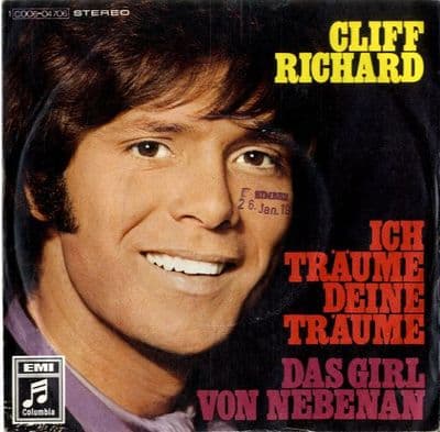 Cliff Richard - German - Ich Traume Deine Traume/Das Girl Von Nebenan  (C006 04706)