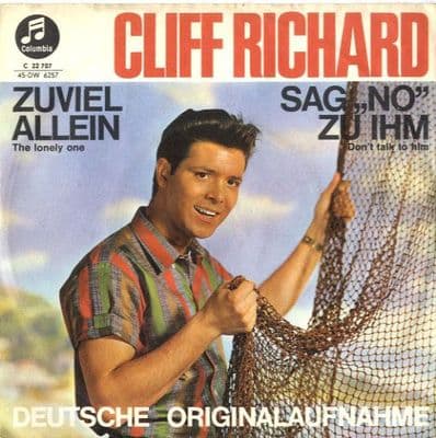 Cliff Richard - German - Sag, No Zu Ihm/Zuviel Allein (C22 707)