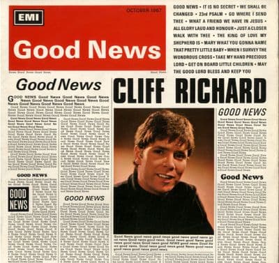 Cliff Richard - Good News (EX 6167) Black/Silver Label
