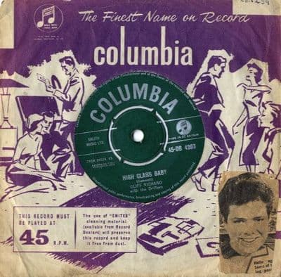 Cliff Richard - High Class Baby/My Feet Hit The Ground  (DB 4203)