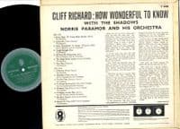 Cliff Richard - How Wonderful To Know (T 643) World Record Club - Green Label - M-