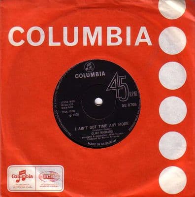 Cliff Richard - I Ain't Got Time Any More/Monday Comes Too Soon (DB 8708)