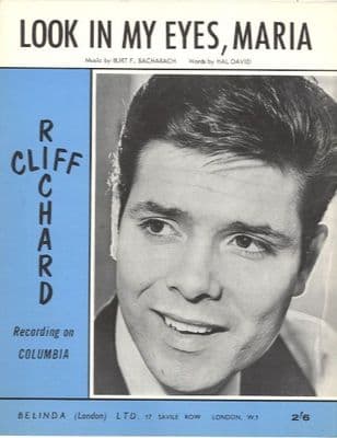 Cliff Richard - Look In My Eyes, Maria - Mint