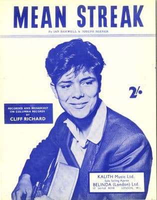 Cliff Richard - Mean Streak - Mint