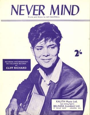 Cliff Richard - Never Mind - Mint
