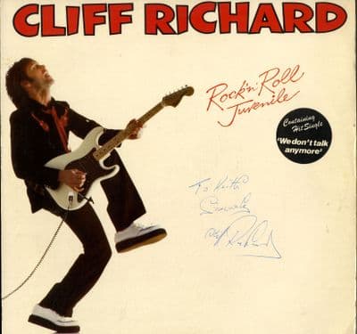 Cliff Richard - Rock 'n' Roll Juvenile (EMC 3307) Autographed