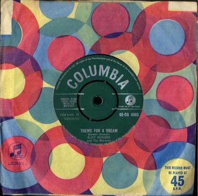 Cliff Richard - Theme For A Dream/Mumblin' Mosie (DB 4593)