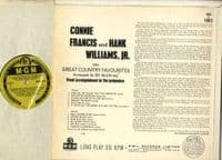 Connie Francis and Hank Williams Jr - Sing Great Country Favorites (C 1003)