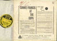 Connie Francis  - At The Copa (C 861) M-