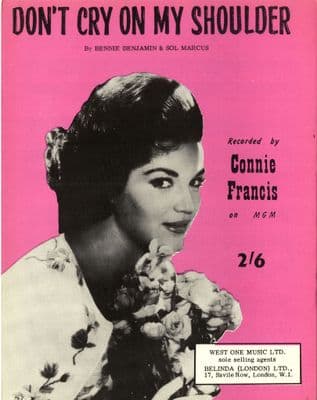 Connie Francis - Don't Cry On My Shoulder - Mint
