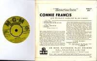 Connie Francis - Heartaches - Carolina Moon (EP 671)
