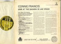 Connie Francis - Live At The Sahara In Las Vegas (C 8036)