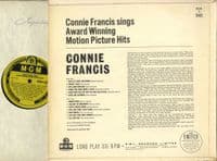 Connie Francis - Sings Award Winning Motion Picture Hits (C-940) Ex/M-